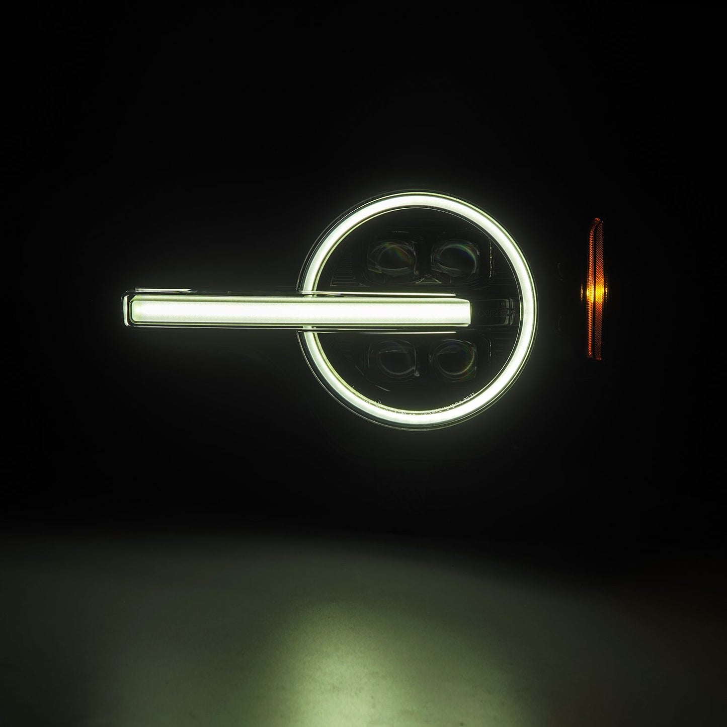 AlphaRex 21-23 Ford Bronco /22-23 Ford Bronco Raptor NOVA-Series LED Projector Headlights Alpha-black - 880259 AlphaRex