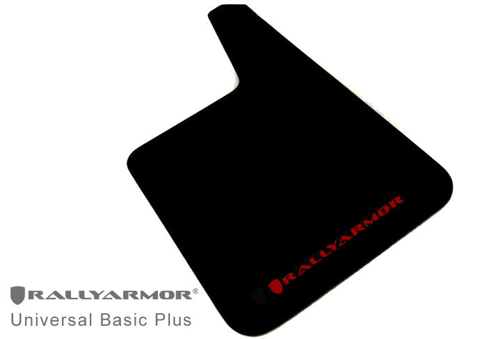 Rally Armor MF20-BAS-RD Universal Basic Plus Mud Flap Kit – Black with Red Logo – Fits Trucks & SUVs