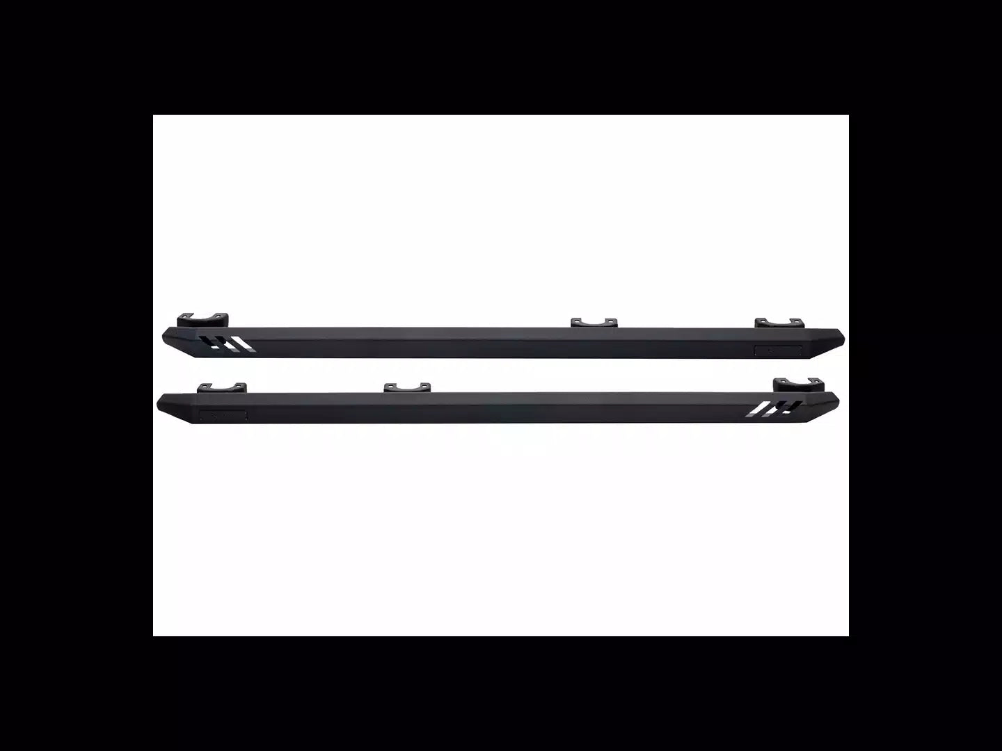 Rampage Rock Rail Nerf Bars for 2018-2024 Jeep Wrangler - 26410030
