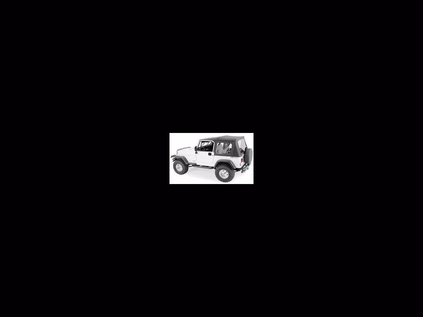 Rampage Factory Replacement Soft Top 1988-1995 Jeep Wrangler YJ - 99435