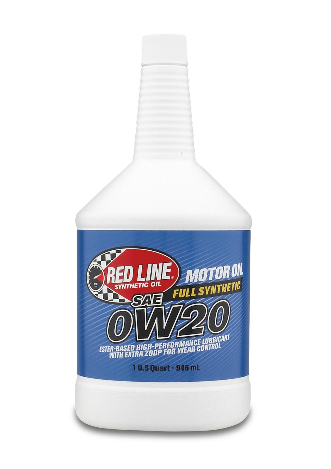 Red Line 11804 0W20 Full Synthetic Motor Oil – 1 Quart | High-Performance Engine Protection Red Line