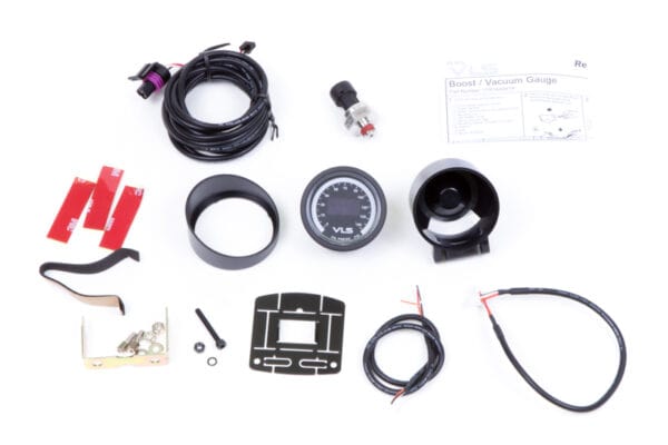Revel VLS 52mm oil pressure OLED gauge 0-150 PSI with 30 LED ring and 1/8 NPT sensor - 1TR1AA004R