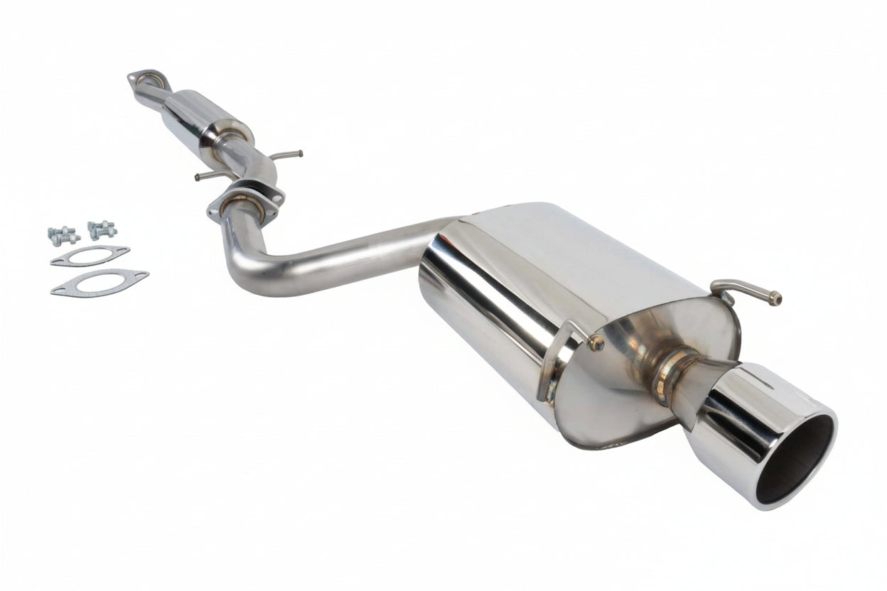 Revel Street Plus catback exhaust 60mm with 115mm single wall rolled tips for 2000-2005 Lexus IS300 - T20038