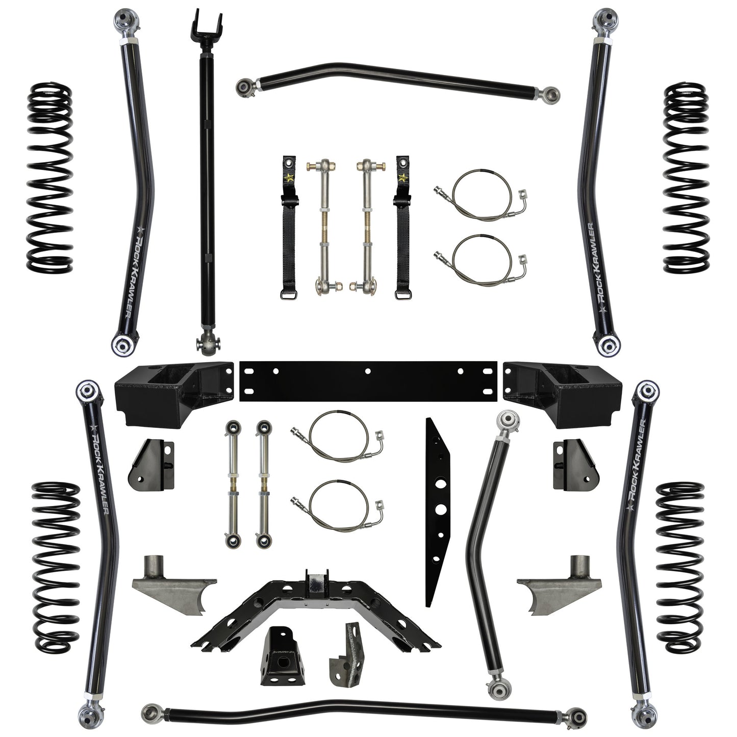 Rock Krawler 07-18 Jeep Wrangler JK 2DR Rear Lower Long Arm w/ 6in Stretch