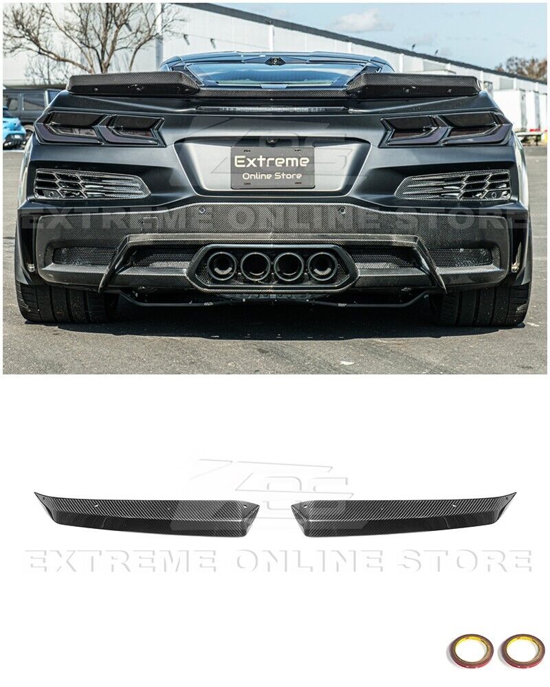 Anderson Composites 23-24 Chevrolet Corvette C8 Z06 Carbon Fiber Upper Grille Deflectors