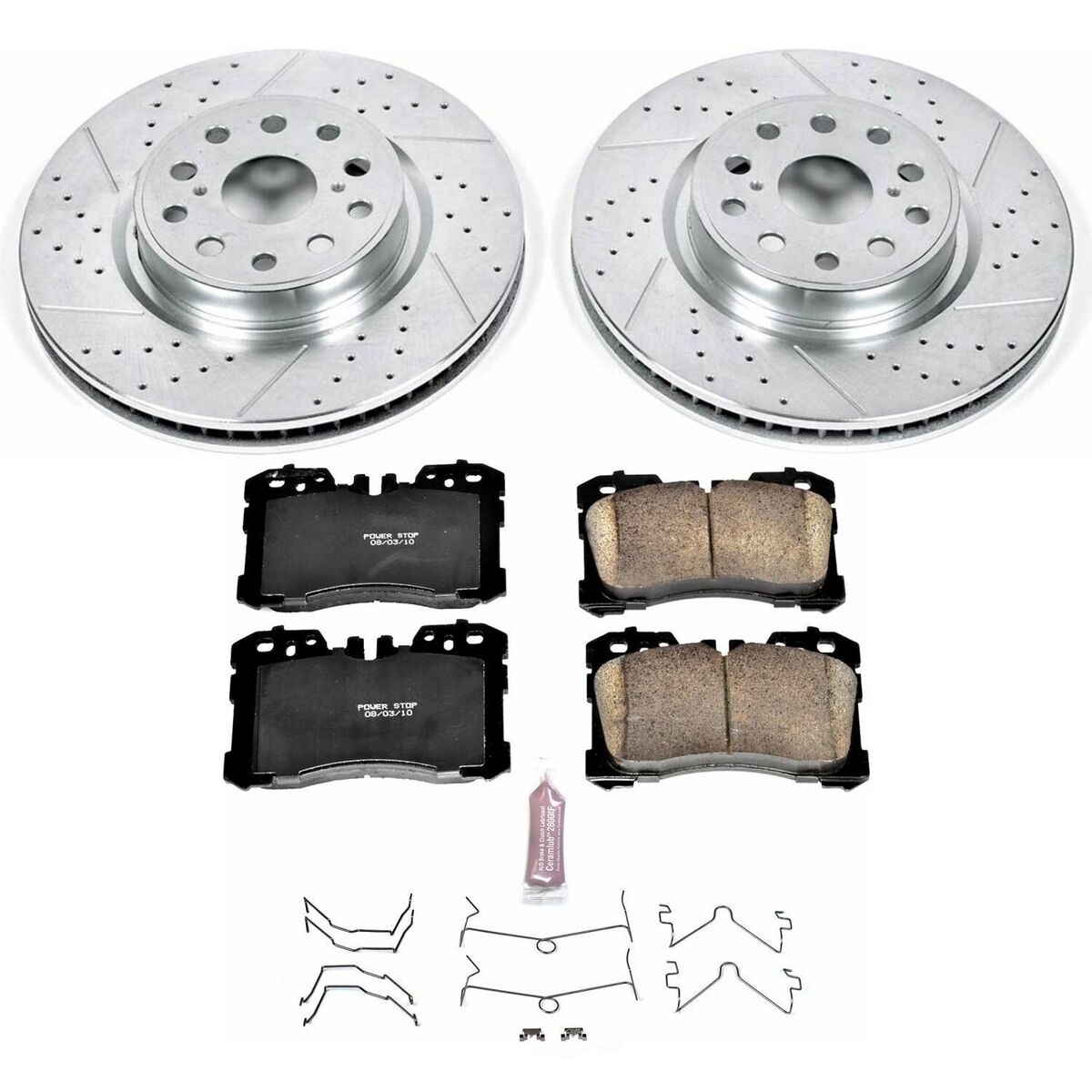Power Stop 10-17 Lexus LS460 Front Z23 Evolution Brake Kit