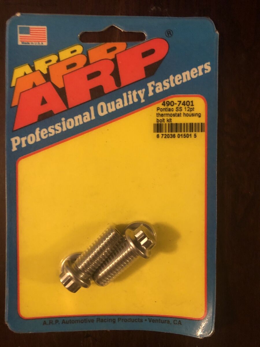 ARP Pontiac 12pt Thermostat Housing Bolt Kit