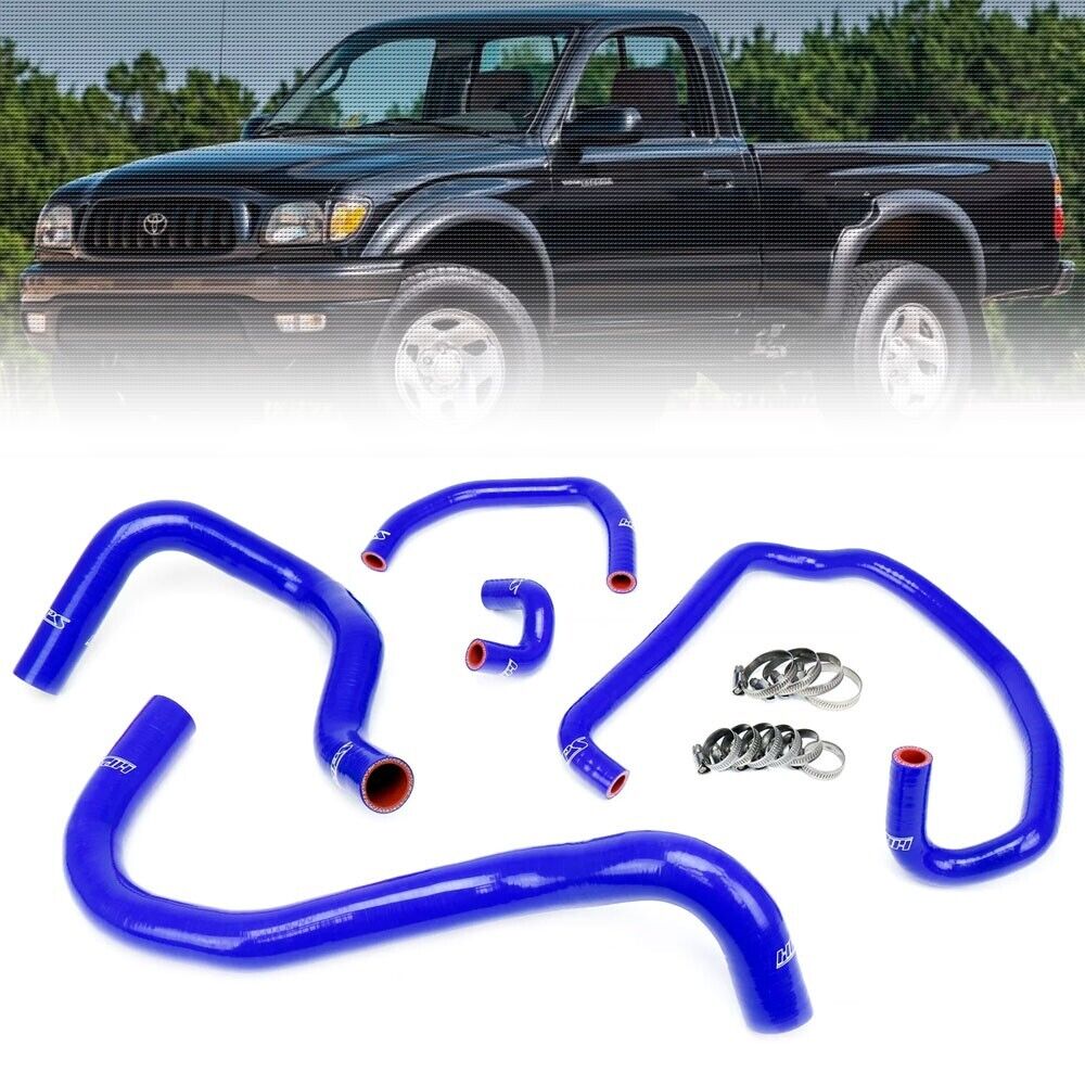 Mishimoto 95-04 Toyota Tacoma 2.4L - 2.7L (4WD Auto Only) Silicone Coolant Hose Kit - Black