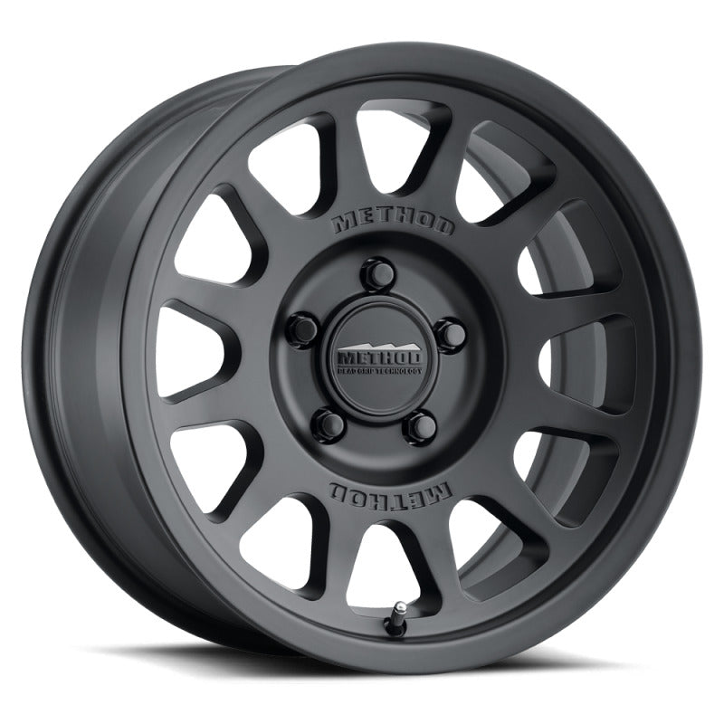 Method MR315 17x9 -12mm Offset 5x5 71.5mm CB Machined Wheel - Gloss Black Lip