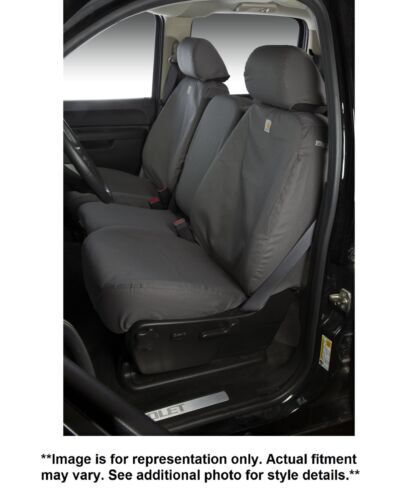Covercraft 04-07 Chevrolet Colorado/GMC Polycotton SeatSaver Custom Front Row Seat Covers - Grey