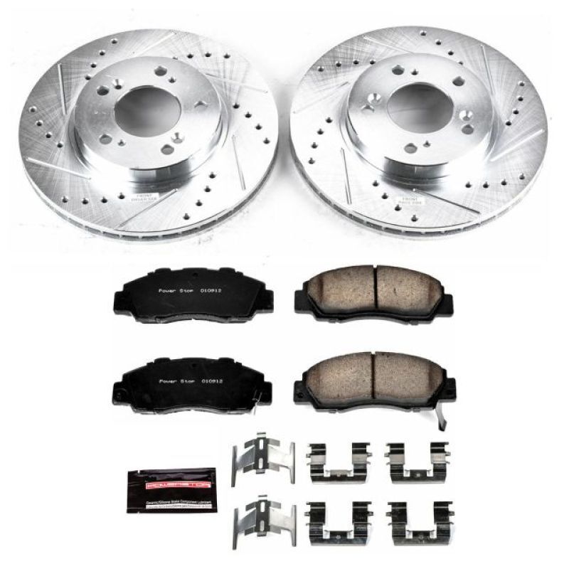 Power Stop 97-01 Acura Integra Front & Rear Z23 Evolution Sport Brake Kit
