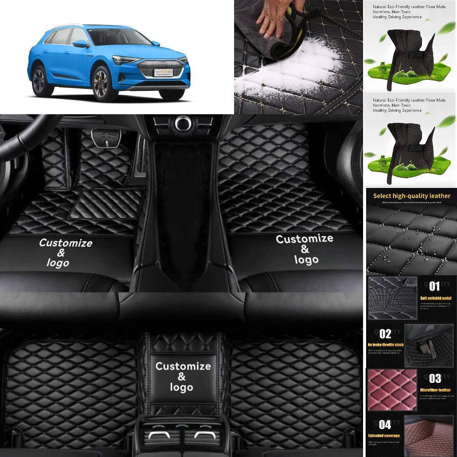 3D MAXpider 22-24 Audi Q4 E-TRON / 22-24 Audi Q4 E-TRON Sportba Kagu 1st Row Floormats - Black