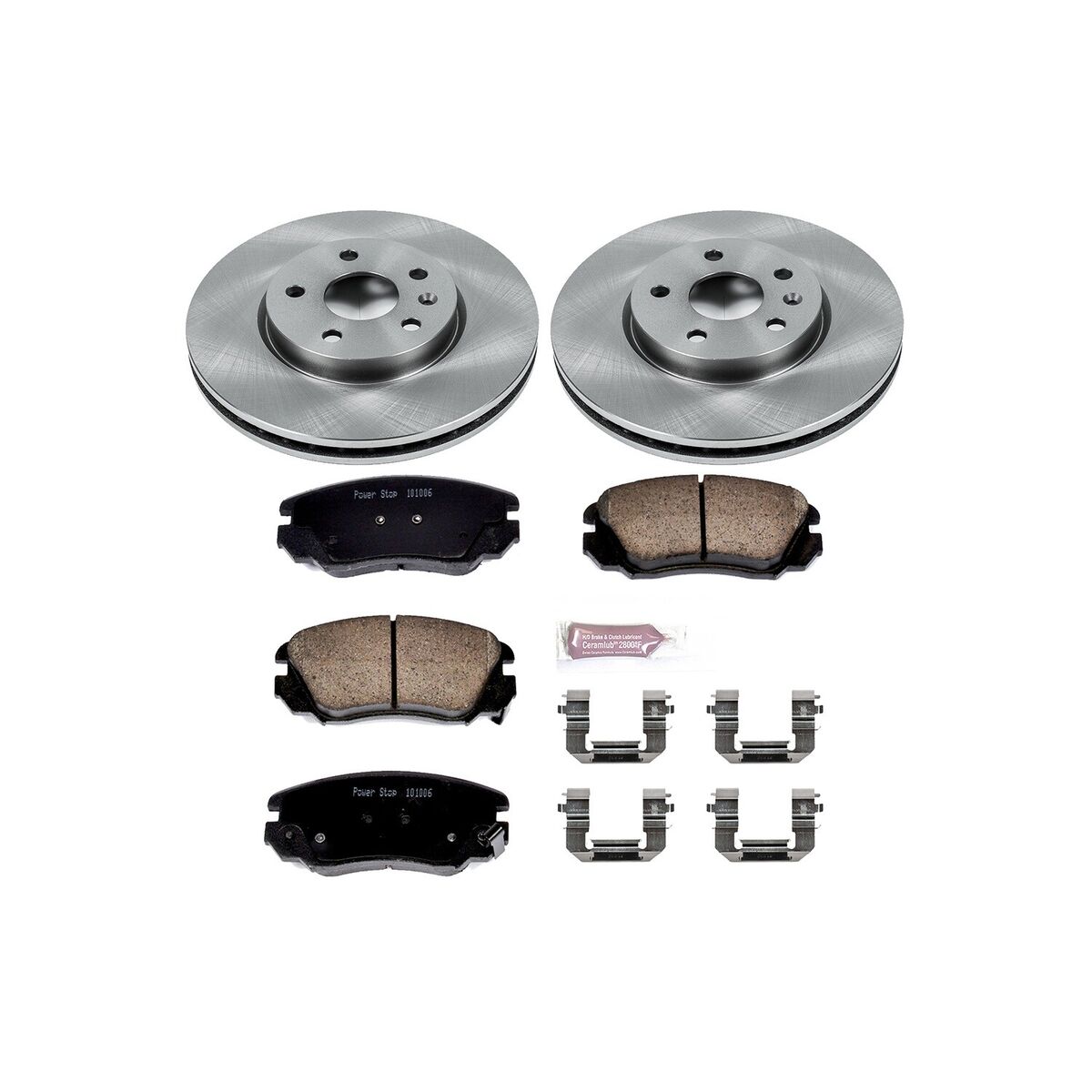 Power Stop 2010 Buick Allure Front & Rear Z26 Street Warrior Brake Kit