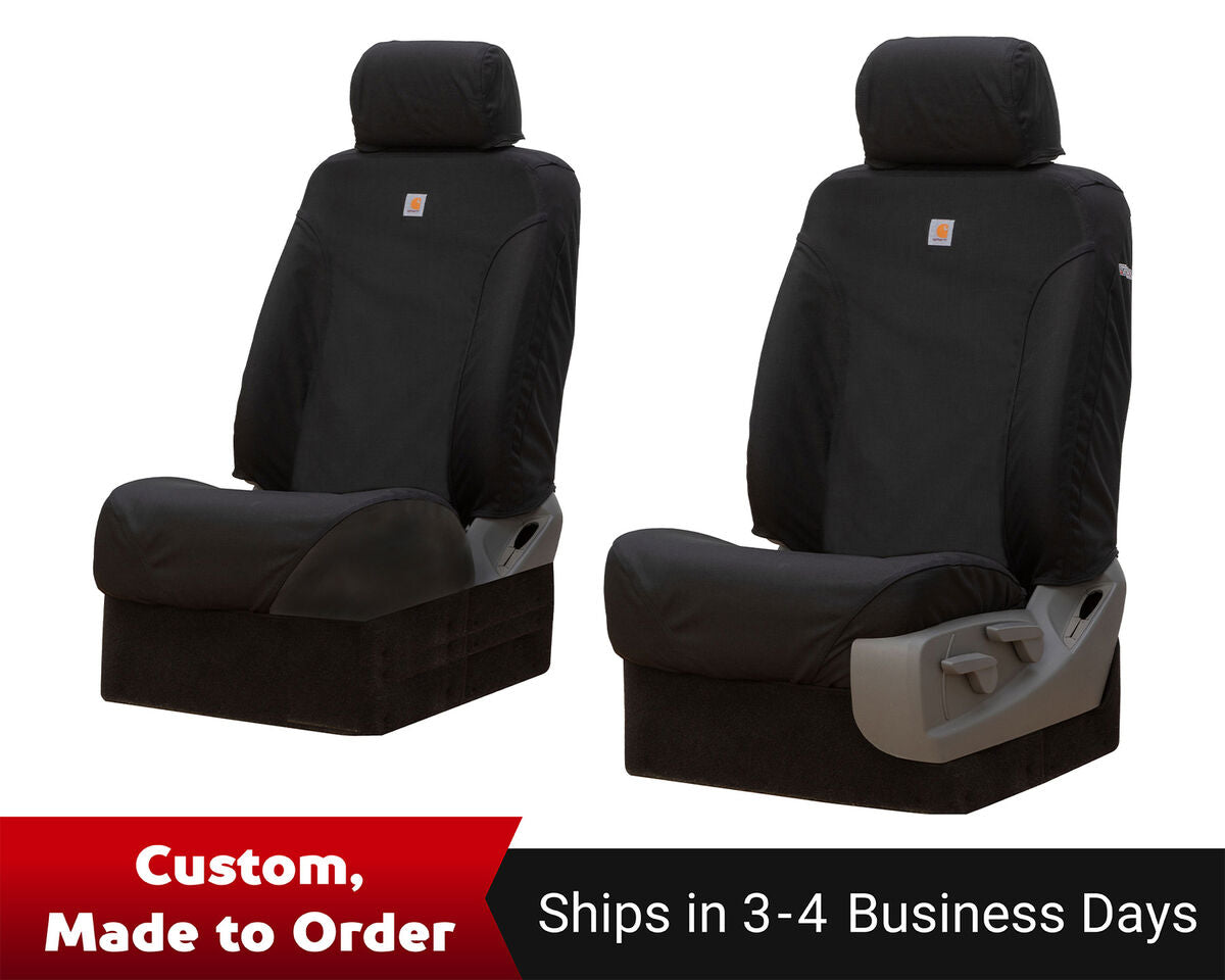 Covercraft 15-22 Chevrolet Colorado Carhartt Super Dux SeatSaverFront Row Seat Covers - Blk