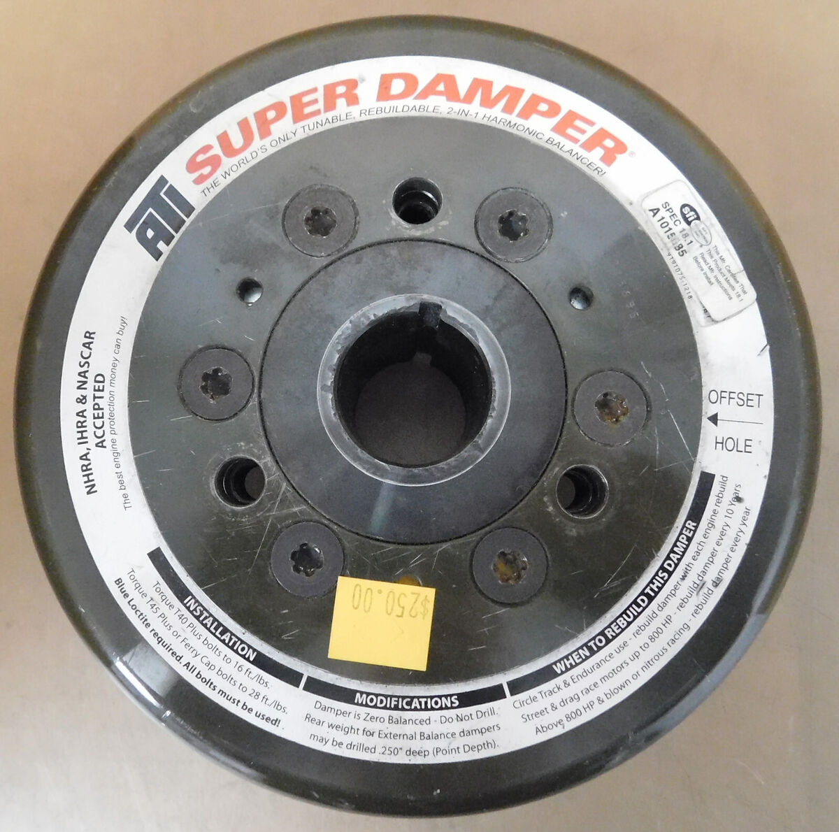 ATI Weight - Chevy 400 SB ATI916100