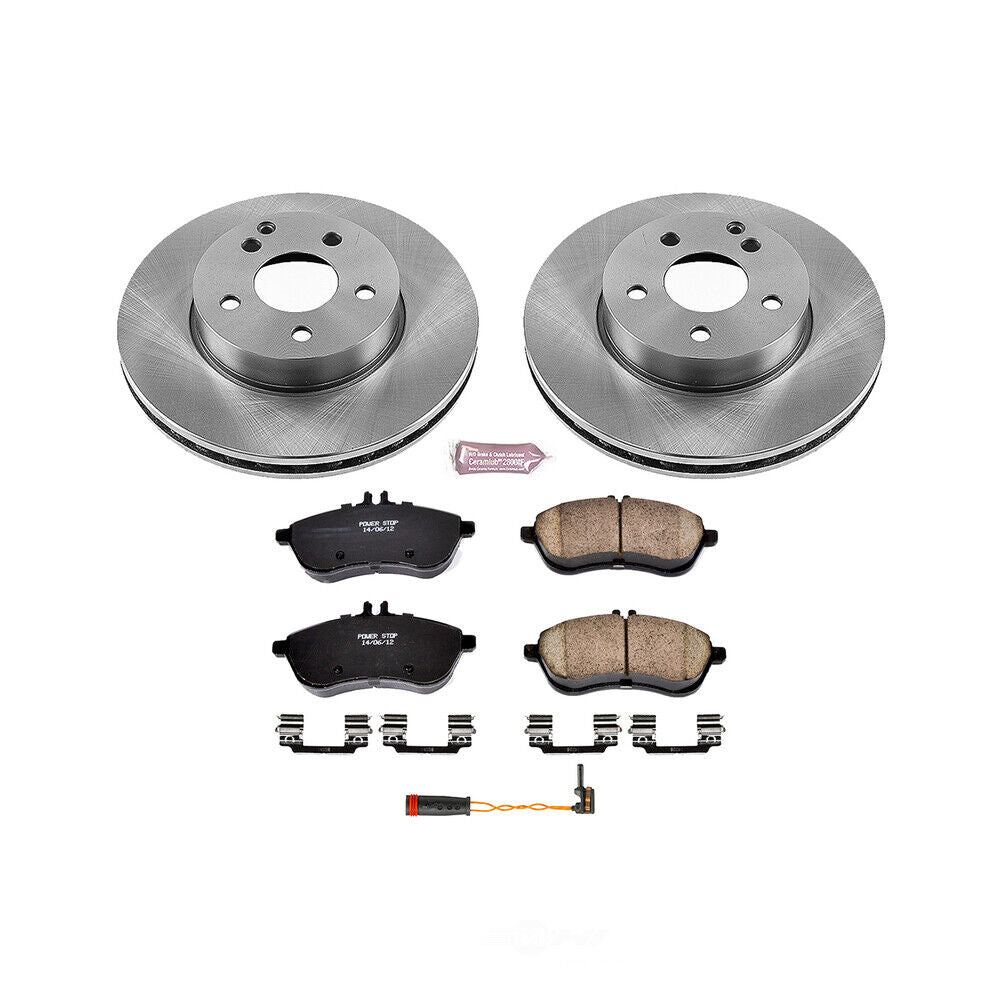 Power Stop 12-15 Mercedes-Benz C250 Front & Rear Z23 Evolution Sport Coated Brake Kit