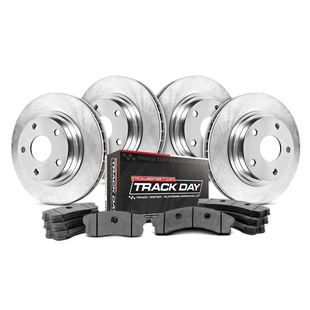 Power Stop 15-22 Ford Mustang Front Track Day Brake Kit