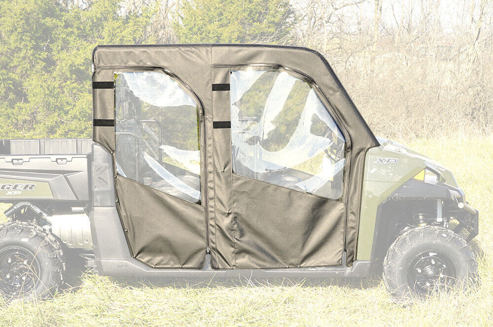 Seizmik 14-19 Polaris 1000 Ranger XP Crew Soft Doors w/ Zippers Kit
