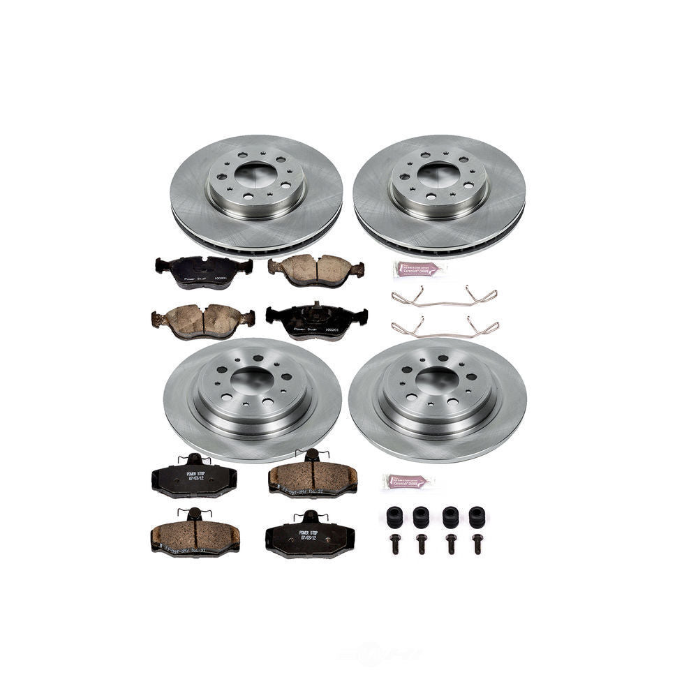 Power Stop 98-99 Volvo V70 Front & Rear Autospecialty Brake Kit