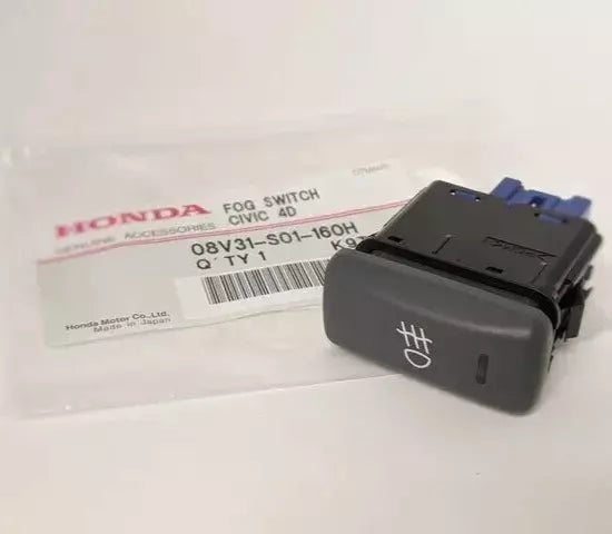 Genuine OEM Honda Oem 96-00 Civic Fog Light Switch Charcoal (08V31-S01-160H) X1