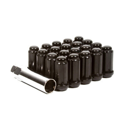 Method Lug Nut Kit - Spline - 12x1.25 - 5 Lug Kit - Black - Set of 20