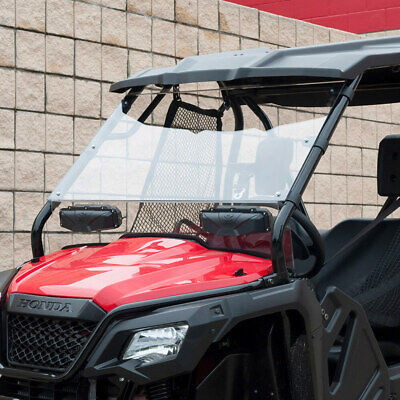 Seizmik Honda Pioneer 500/520 Scratch-Resistant Hard-Coated Polycarbonate Versa-Vent Front Windshield – 50-25034KIT
