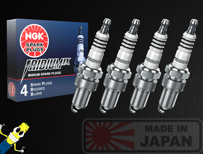 NGK Iridium IX Spark Plug Box of 4 (DCPR8EIX SOLID)
