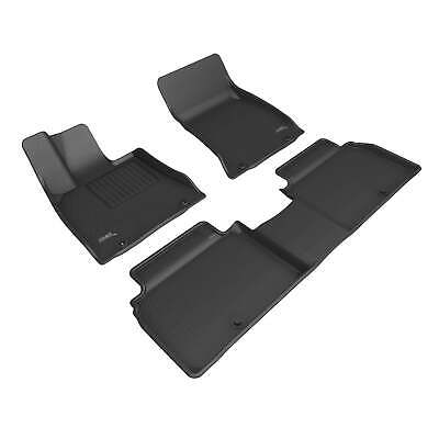 3D MAXpider 25+Toyota Camry Kagu 2nd Row Floor Liners- Black