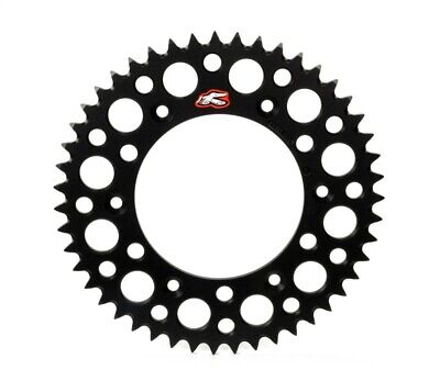 Renthal 89-17 Suz RM125/250/DR-Z250/RMX250/RM-Z 250/450 Rear Grooved Sprocket - Silvr 520-49P Teeth