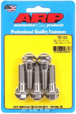 ARP M10 x 1.25 x 35 Hex SS Bolts (5/pkg)