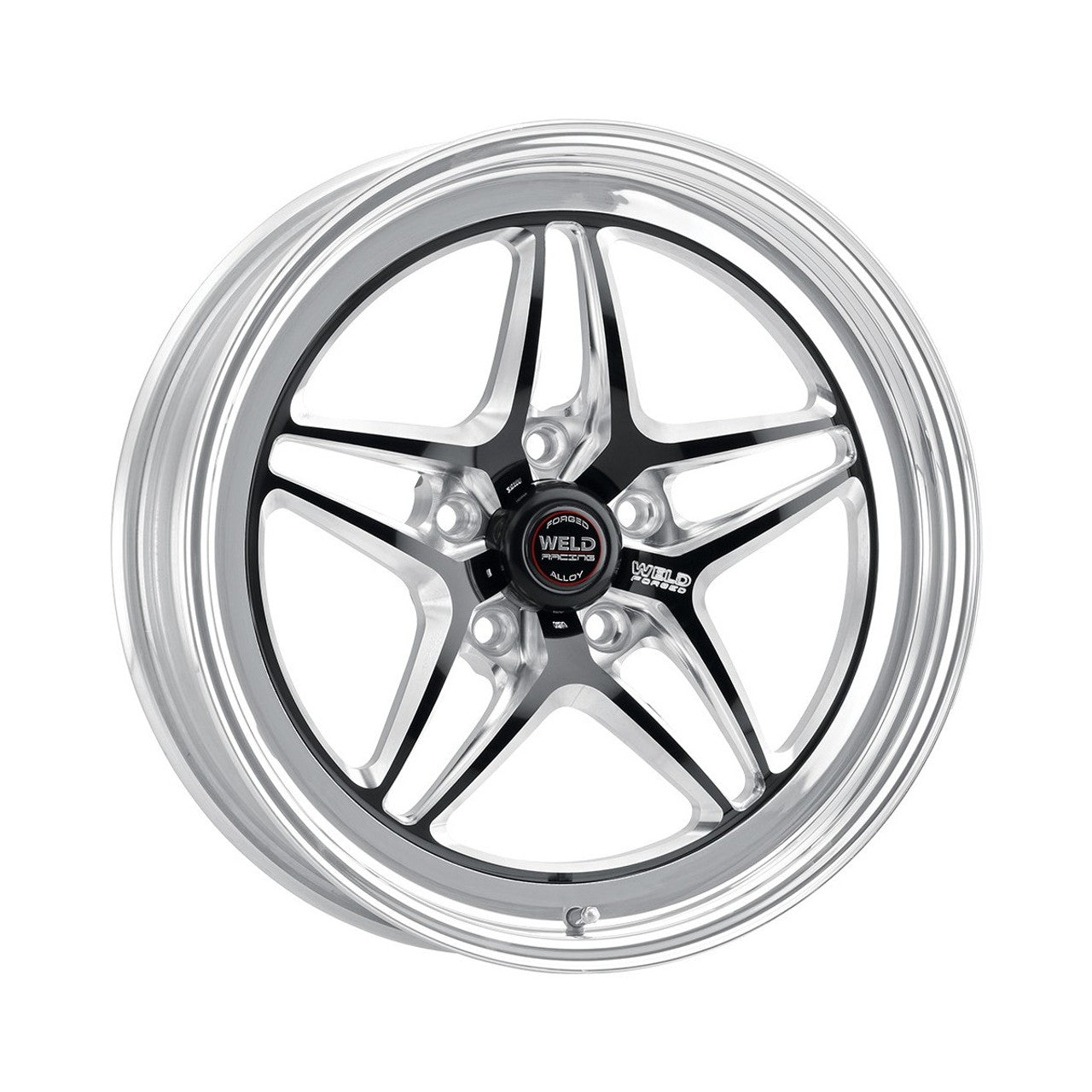 Weld S81 17x10 / 5x115 BP/ 6.7in. BS 30 ET Polished Wheel 3.18 ID (High Pad) - Single Beadlock