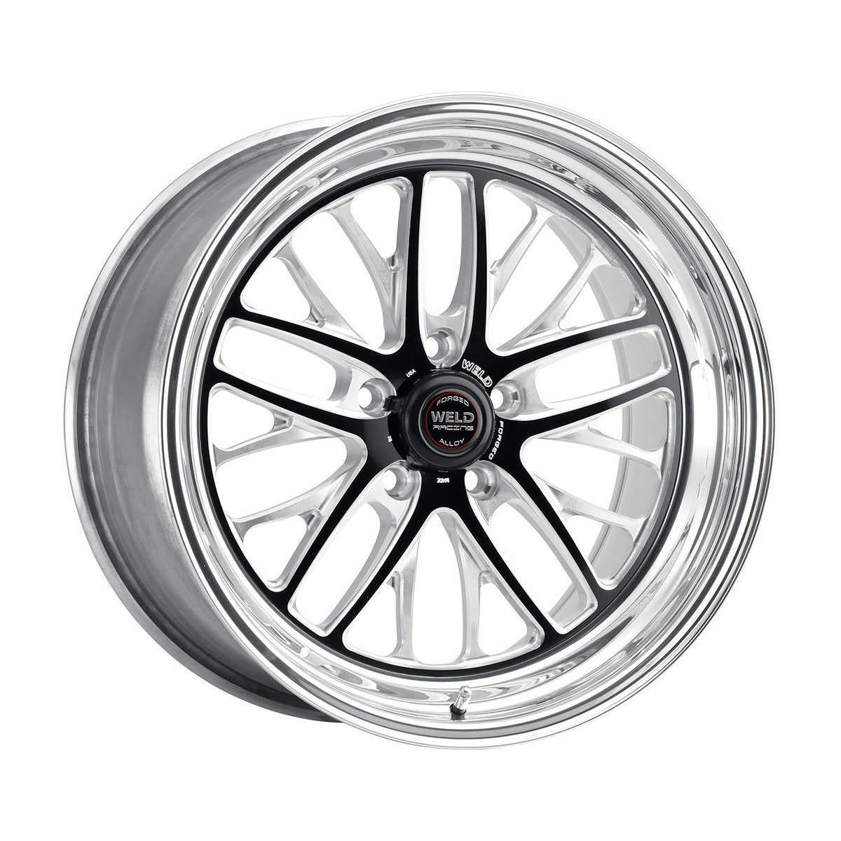 Weld 18X5.0 S82 5X4.75 2.1BS (-23mm offset) Black 3.18 ID High Pad