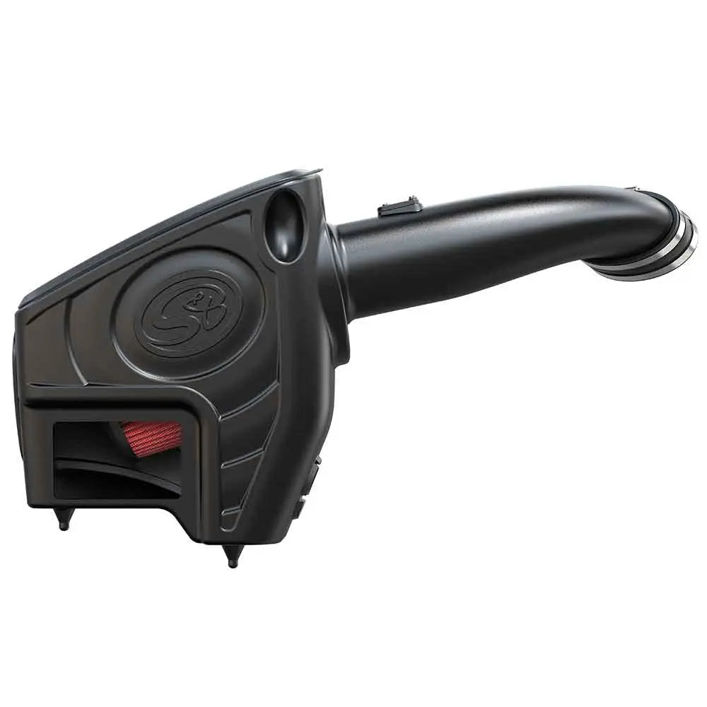 S&B cold air intake installed on Ford Super Duty