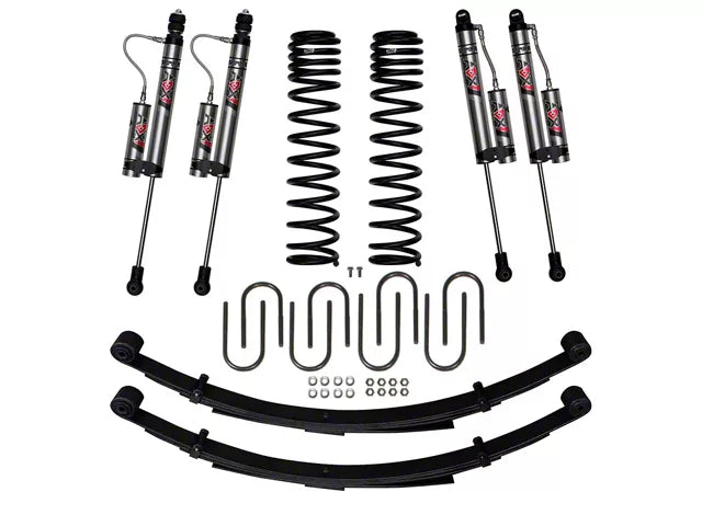Skyjacker 1984-2001 Jeep Cherokee (XJ) 3 in. Dual Rate Long Travel Suspension Lift Kit