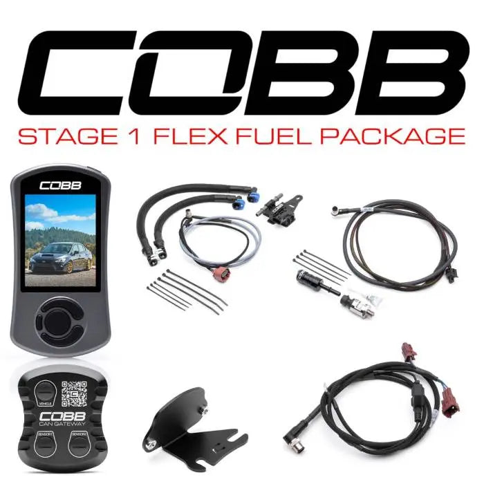 COBB 18-21 Subaru WRX Stage 1 CAN Flex Fuel Power Package SUB0041W1-2FF COBB
