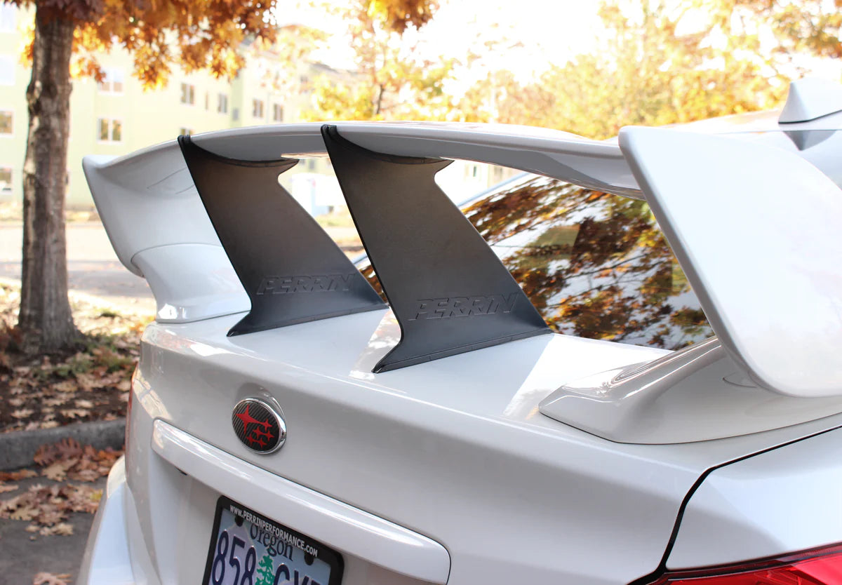 PERRIN PSP-BDY-103BK Wing Stabilizer Black for 2015–2021 Subaru WRX STI