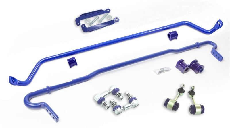 Full SuperPro sway bar and end link kit for Subaru WRX STI VA chassis.
