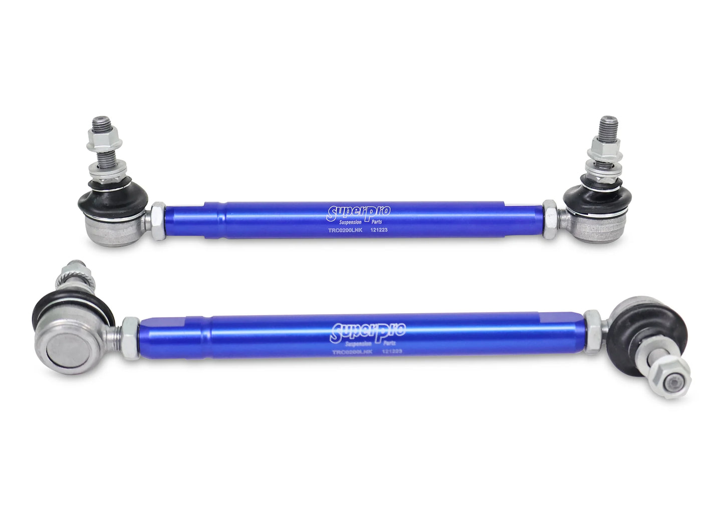 SuperPro TRC10200 Adjustable Front Sway Bar Endlinks – 254mm–305mm with 10mm Studs