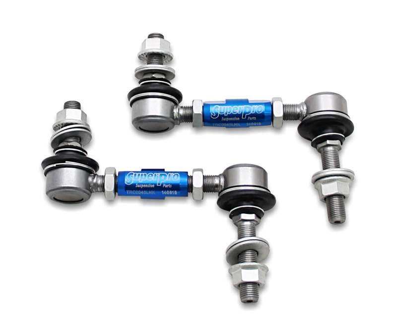 SuperPro TRC1045L adjustable sway bar end links for VW and Audi vehicles