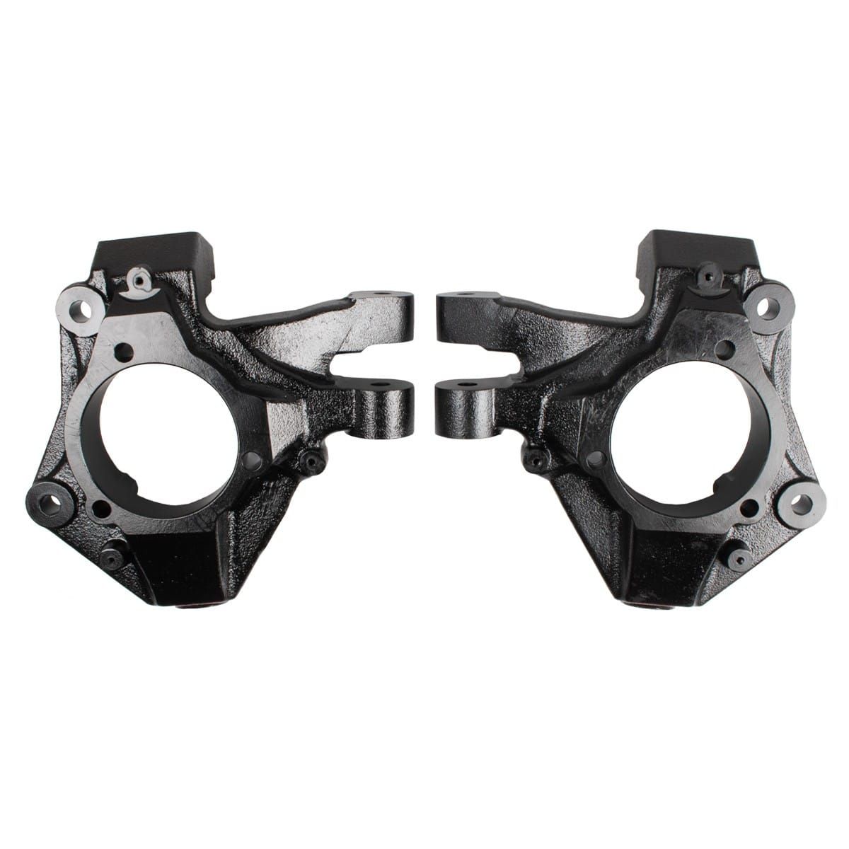 Synergy Jeep JL / JLU / JT Driver Side Steering Knuckle Black - High Steer Set Up