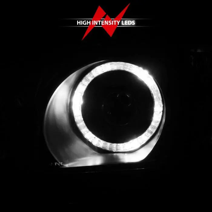 ANZO HONDA CIVIC 04-05 2DR/4DR PROJECTOR HEADLIGHTS BLACK W/ LED HALO - 121059 ANZO