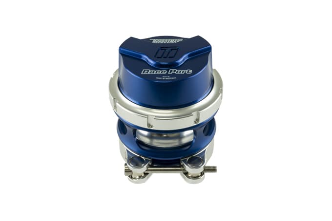 Turbosmart GenV RacePort 50mm Blow Off Valve – Female Flange – Blue (SKU: TS-0204-1141)