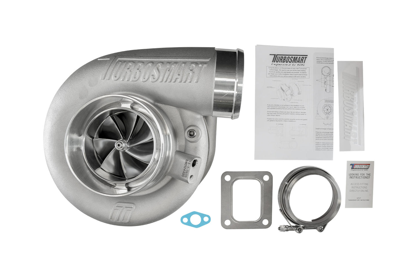 Turbosmart TS-1 7675 T4 1.24 A/R externally wastegated performance turbocharger