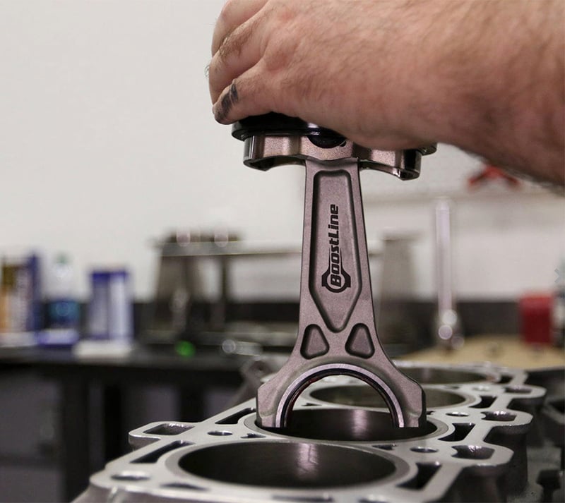 BoostLine Chevy SBC 6.125in - Connecting Rod Kit/ ARP 2000 SC6125-927