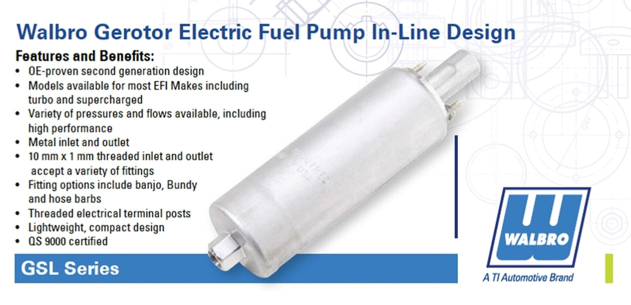 Walbro Walbro Inline Fuel Pump Kit