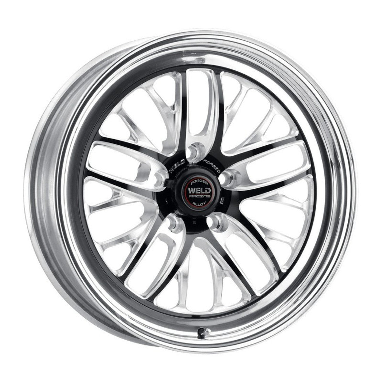 Weld S82 17x10 / 5x112 BP / 7.3in BS Black Wheel (Medium Pad) - Beadlock