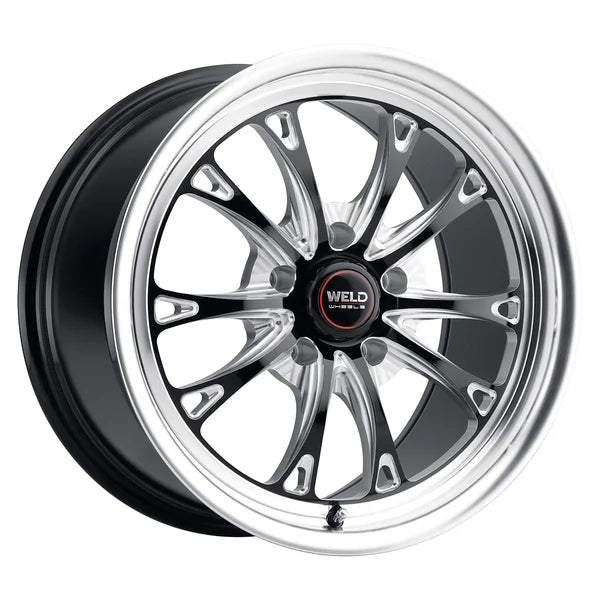 Weld Belmont Drag 18x10 / 5x114.3 BP / ET30 BS6.7 Gloss Black MIL DIA 78.1