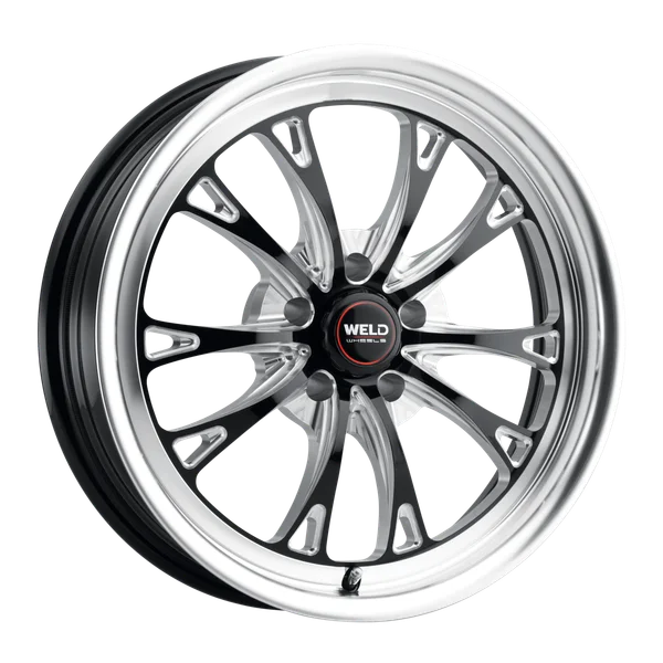 Weld S157 18X5 Belmont Drag 5X120.65 ET-10 BS2.60 Gloss Black MIL Dia 78.1