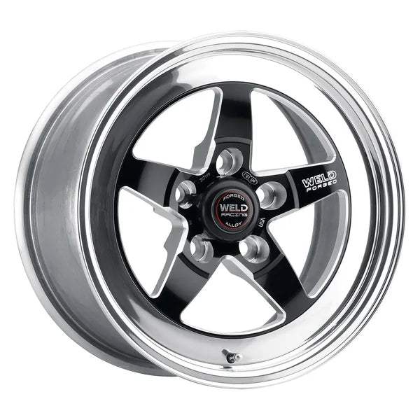 Weld S71 15x10 / 5x4.75 BP / 7.5in. BS Black Wheel (Medium Pad) - Non-Beadlock - eliteracefab.com