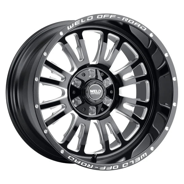 Weld Slingblade 20x10 / 6x135 BP / 13 ET / 6 BS / 106.1 Bore Gloss Black Milled Wheel